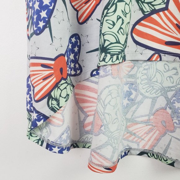 Lularoe Irma T-Shirt Statue of Liberty Sz L - Picture 4 of 10